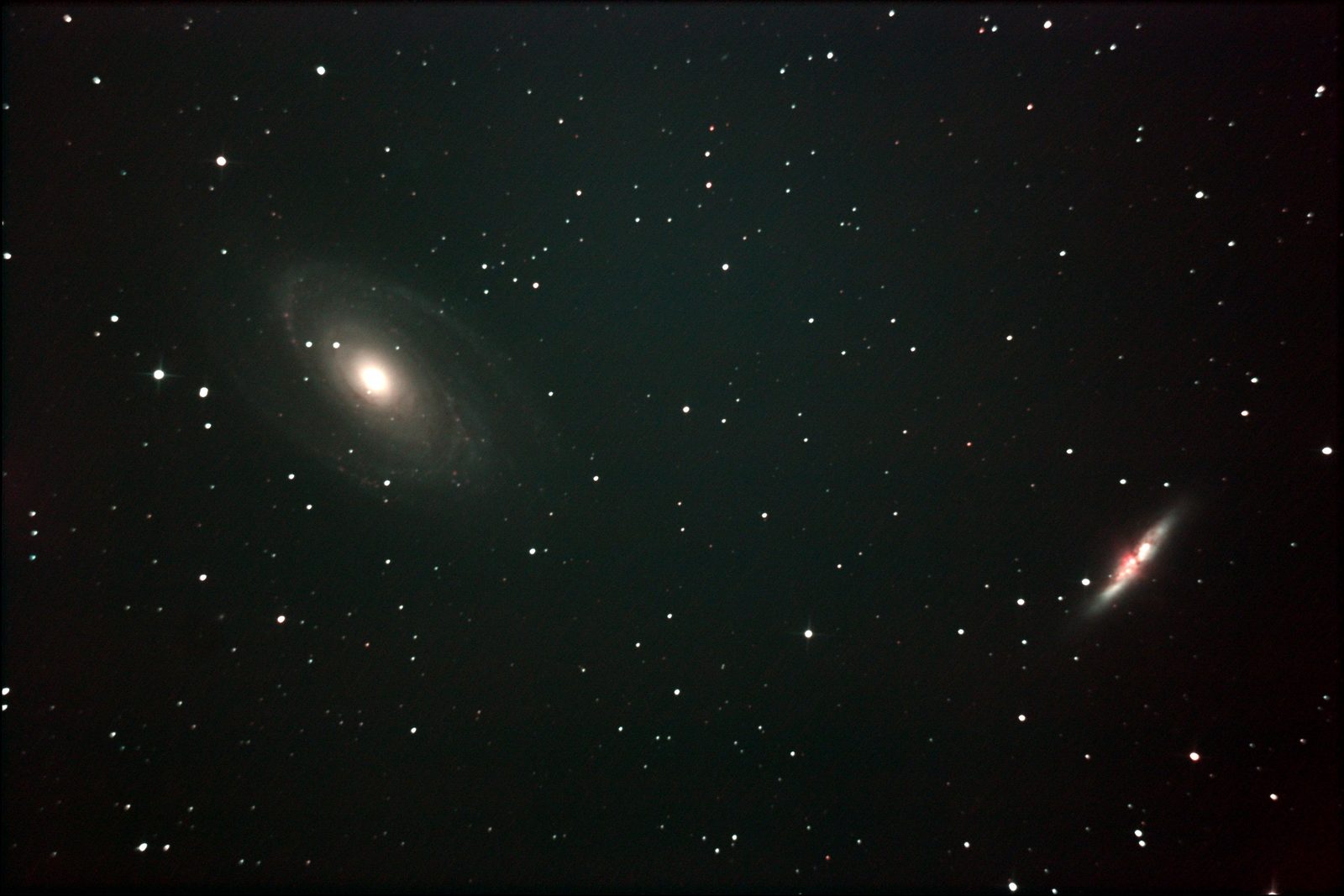 Bode's and Cigar Galaxies (M81 and M82)